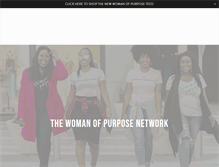 Tablet Screenshot of iamwomanofpurpose.com
